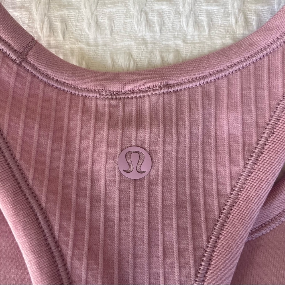 lululemon Ebb to Street Ribbed Crop Tank Tops (2) - Picture 4 of 9